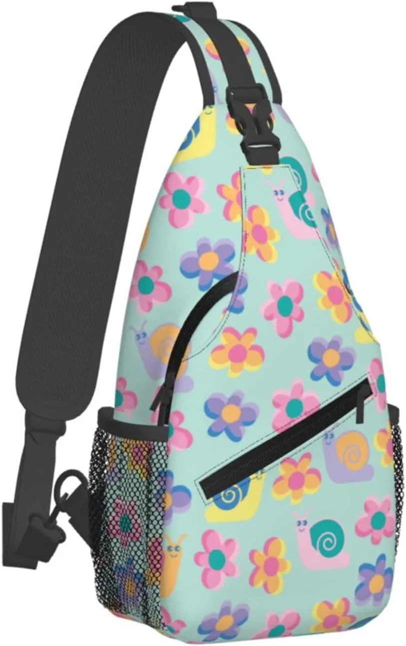 Cute cat Chest Bags Crossbody Sling Bag Shoulder Bag Travel Hiking Daypack For Men Women