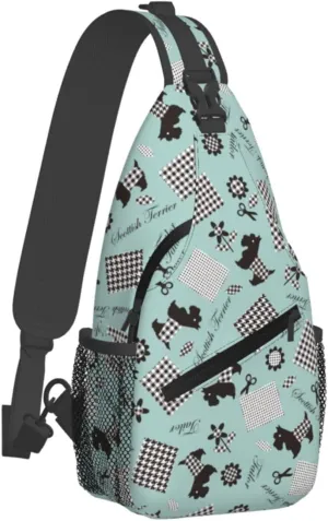 Cute cat Chest Bags Crossbody Sling Bag Shoulder Bag Travel Hiking Daypack For Men Women