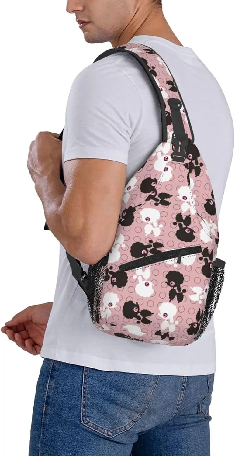 Cute cat Chest Bags Crossbody Sling Bag Shoulder Bag Travel Hiking Daypack For Men Women