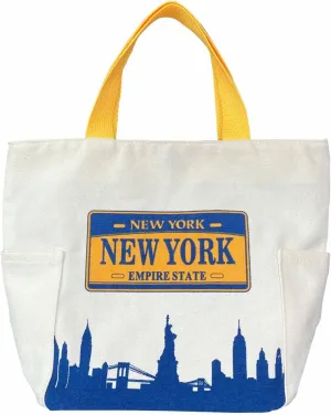Cute Fashion Elegant Multipurpose New York Souvenir for Travel Bag, Grocery Tote, Shopping Handbag, Lunch Bag (JP-330156A)