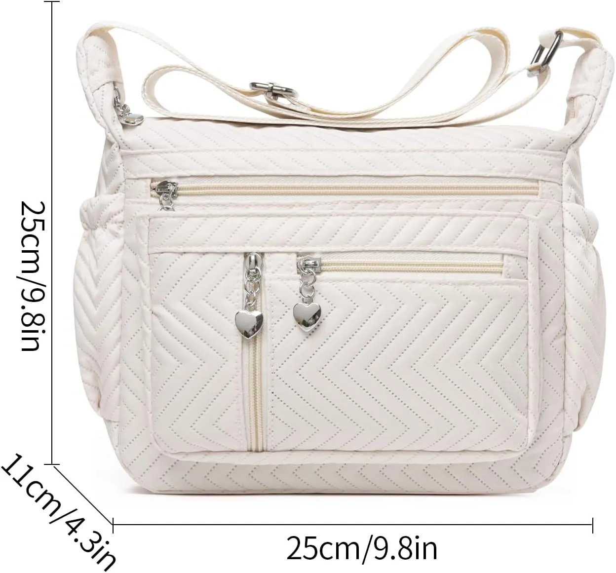 DENGSHANYANG Womens Large Crossbody Bag,Shoulder Bag with Wide Strap and Multipurpose Shoulder Nylon Crossbody Bags for Women