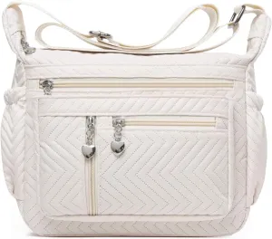 DENGSHANYANG Womens Large Crossbody Bag,Shoulder Bag with Wide Strap and Multipurpose Shoulder Nylon Crossbody Bags for Women