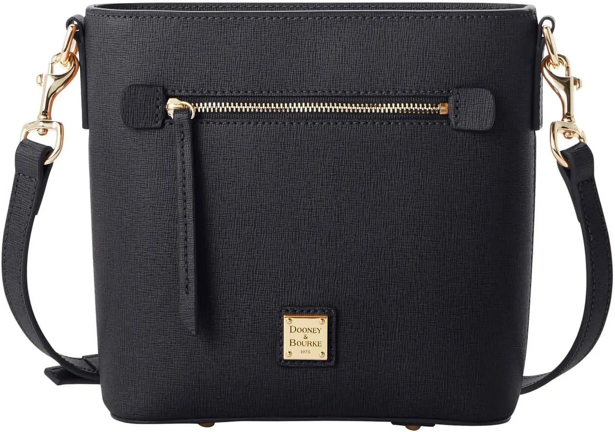 Dooney & Bourke Handbags for Women, Saffiano Leather Small Crossbody Bags for Women