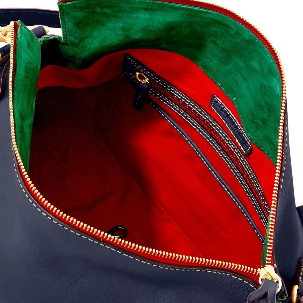 Dooney & Bourke Satchel Bags for Women, Large Florentine Satchel Handbag with Optional Crossbody Bag Strap