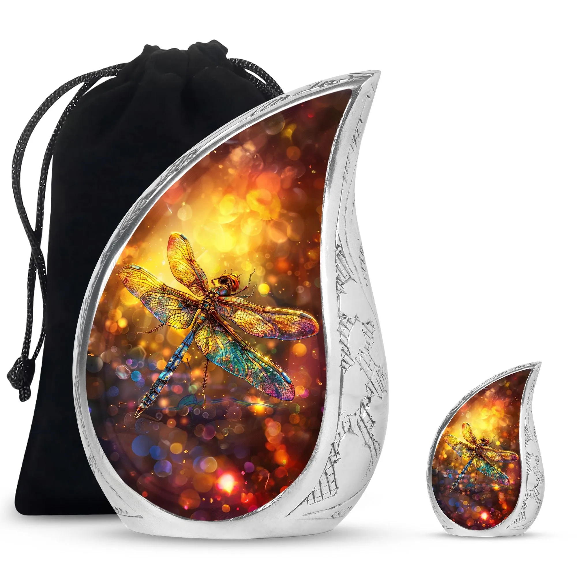 Dragonfly Urns Large Funeral, Ashes Urn For Ashes