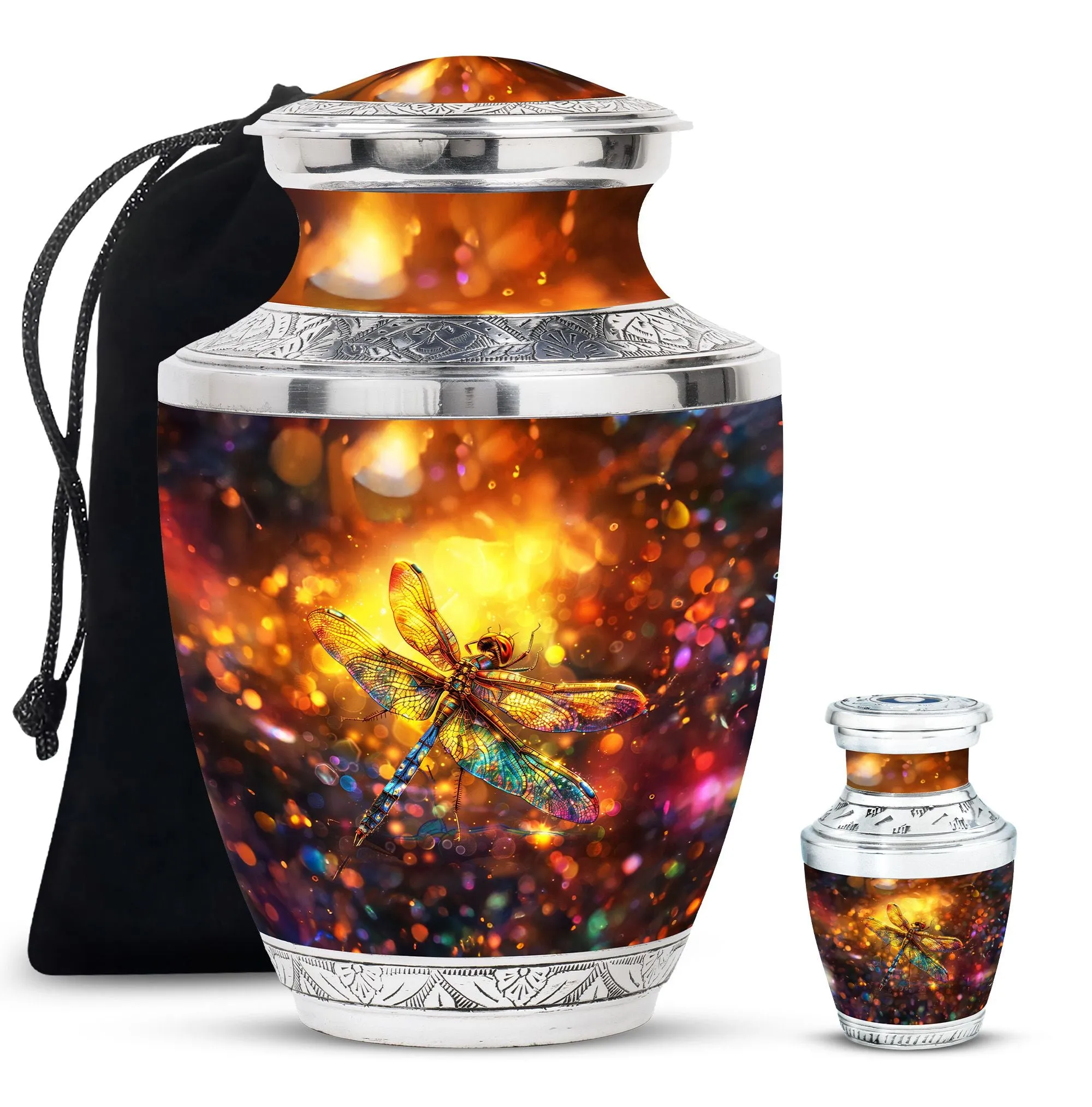 Dragonfly Urns Large Funeral, Ashes Urn For Ashes