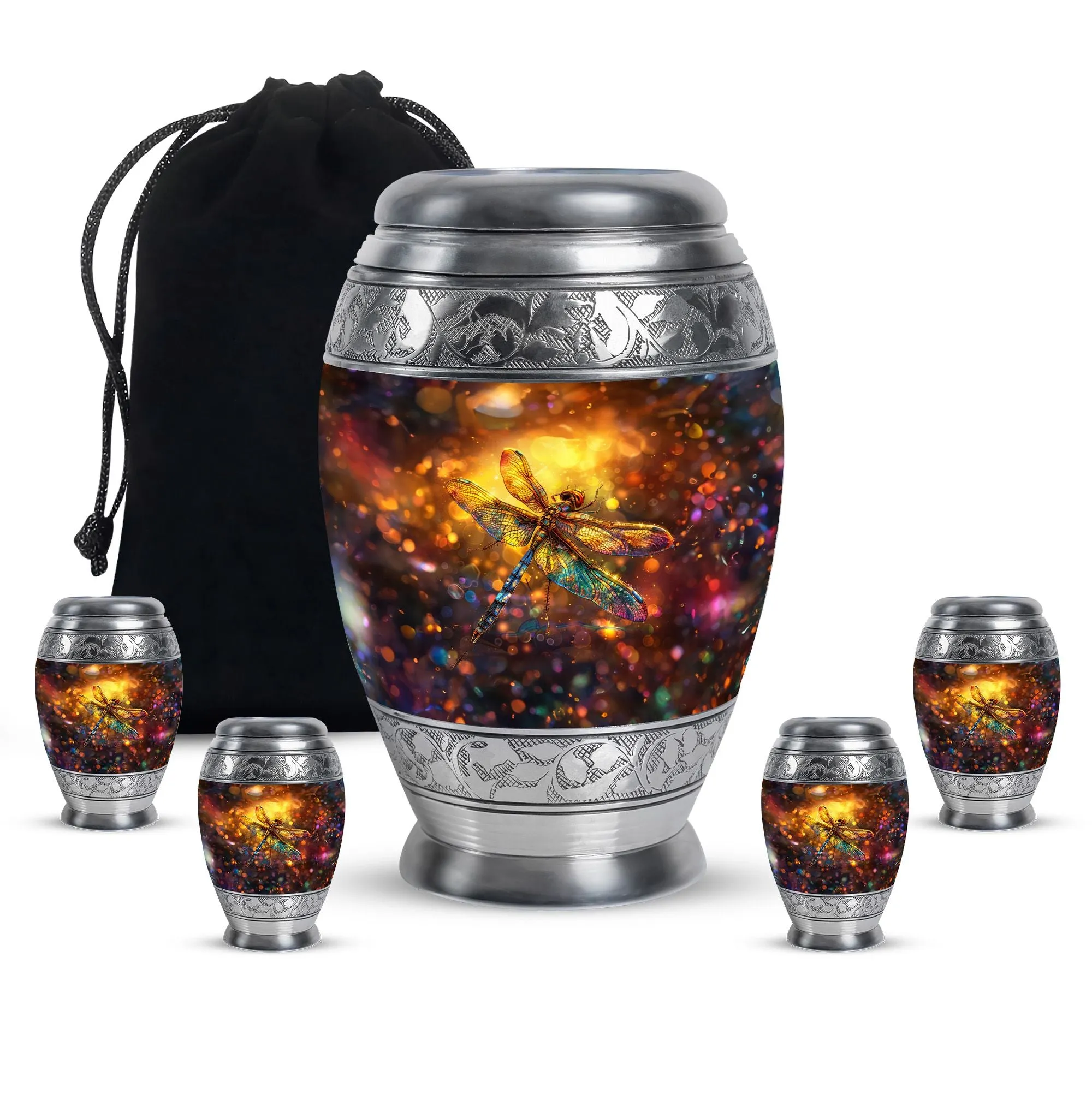 Dragonfly Urns Large Funeral, Ashes Urn For Ashes