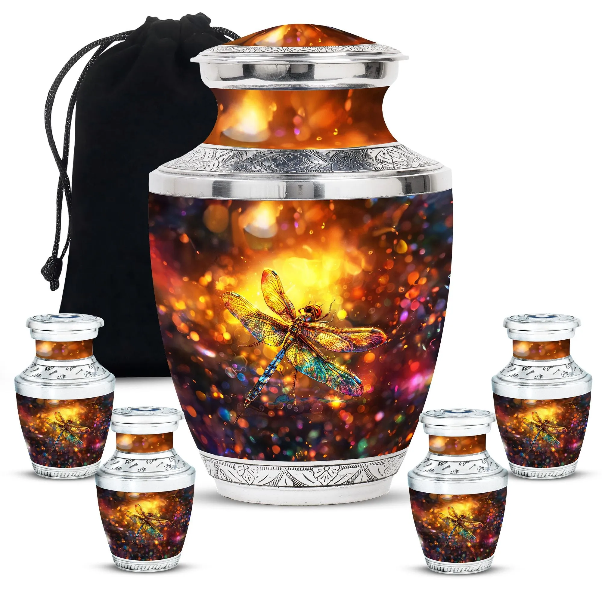 Dragonfly Urns Large Funeral, Ashes Urn For Ashes