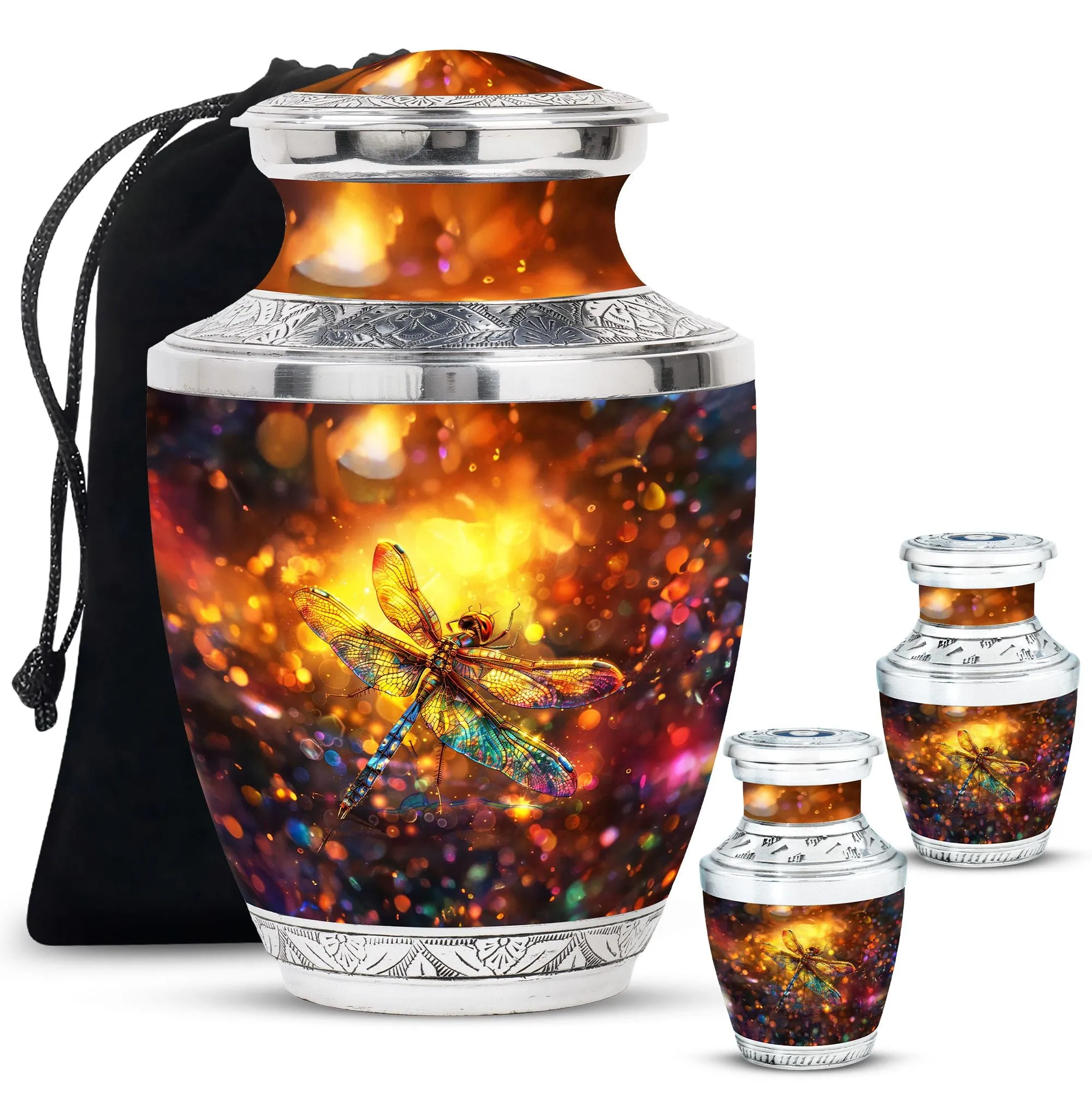 Dragonfly Urns Large Funeral, Ashes Urn For Ashes