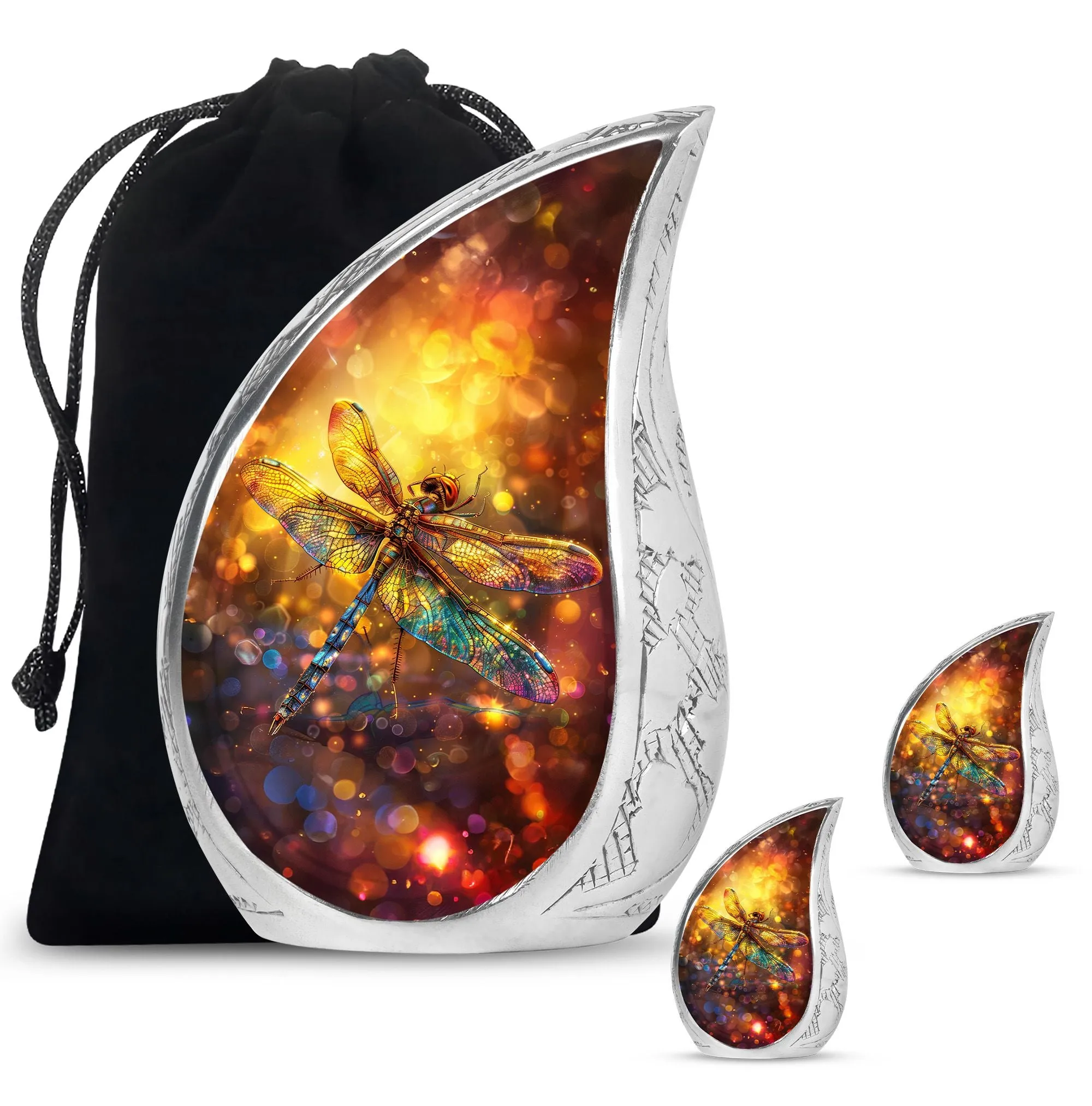 Dragonfly Urns Large Funeral, Ashes Urn For Ashes