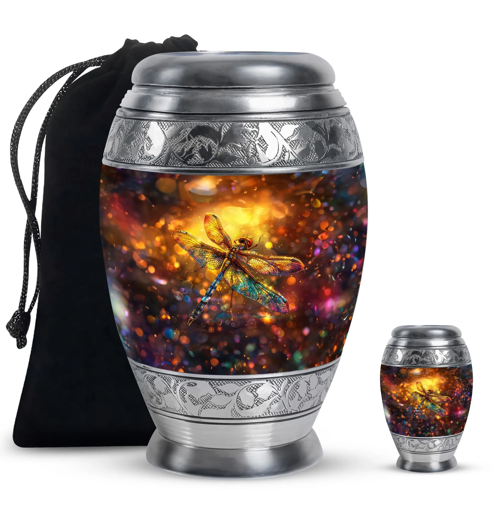 Dragonfly Urns Large Funeral, Ashes Urn For Ashes