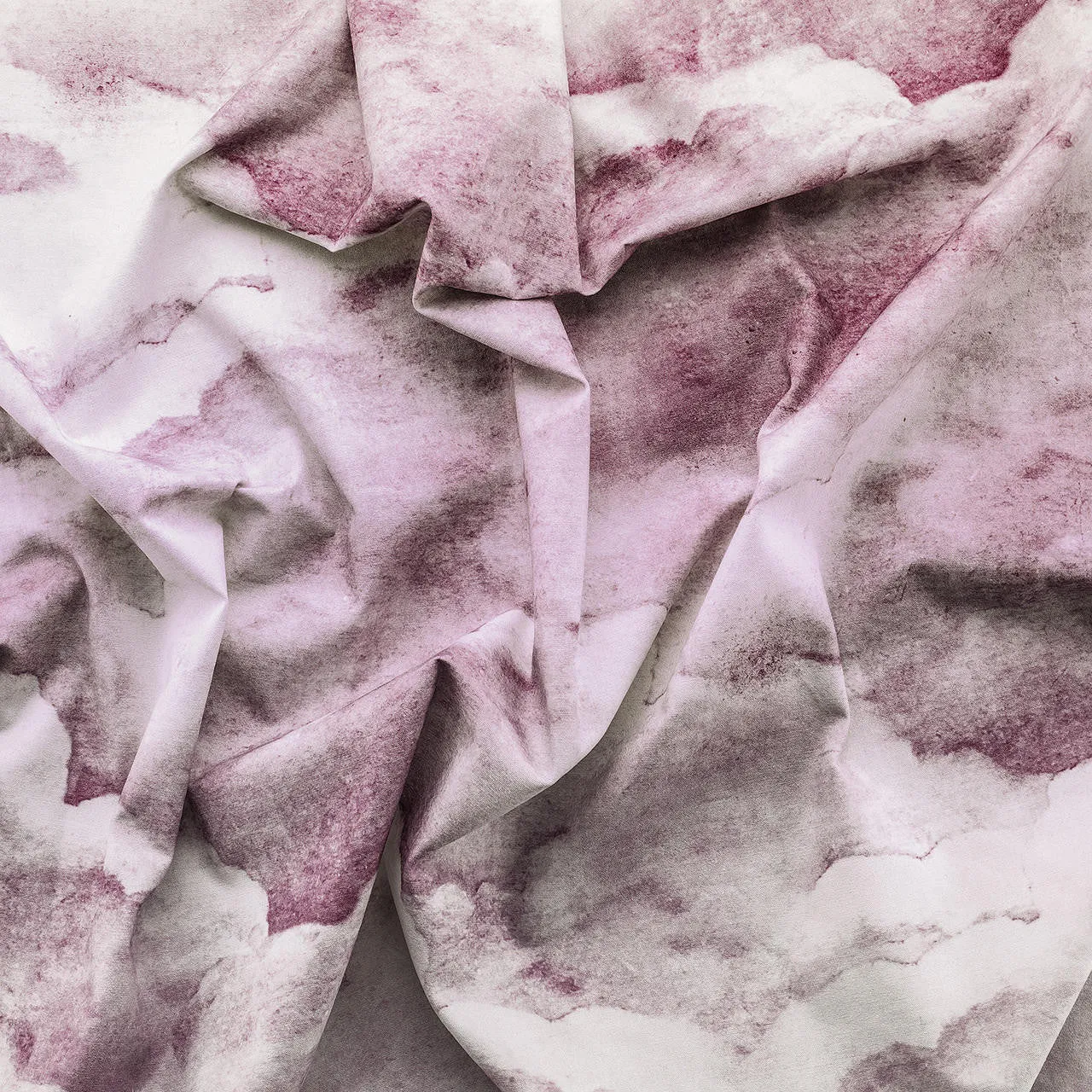 Dusty Pink Clouds Fabric