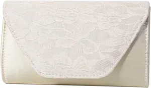Elegant Handbag Shoulder Vintage Crossbody Women Lace Evening Floral Envelope Clutch Bridal Wedding Purse
