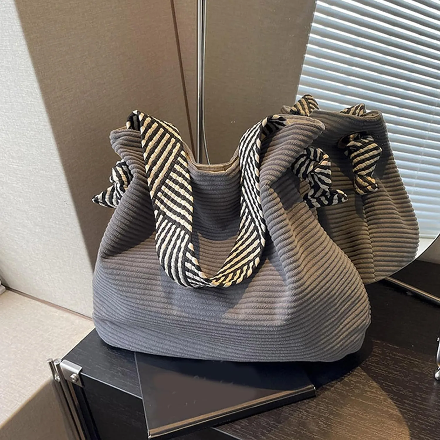 Elegant Nylon Shoulder Bag For Women With Adjustable Strap And Large Capacity Top Handle Bags For Work Or Leisure
