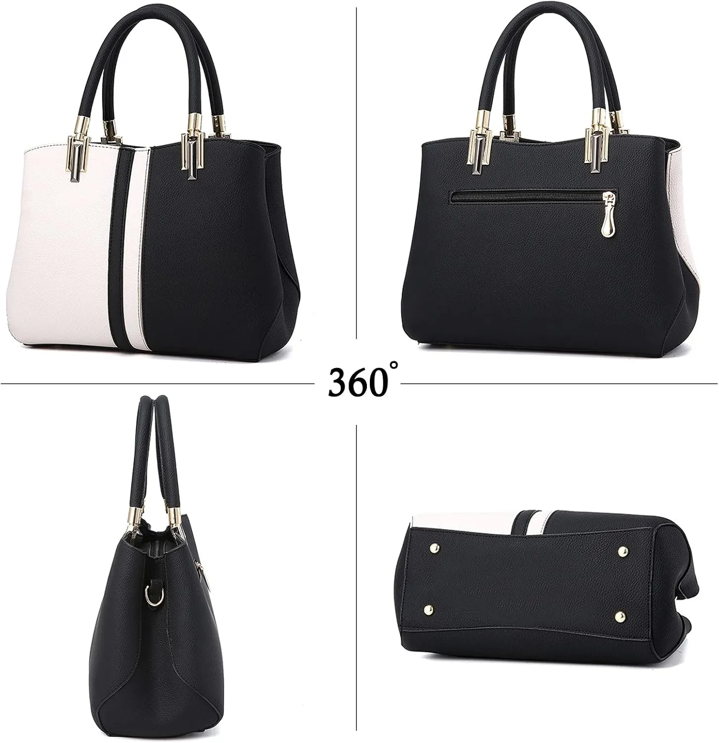 Elegant Women Handbags Shoulder Bags Waterproof PU Leather Tote Bag