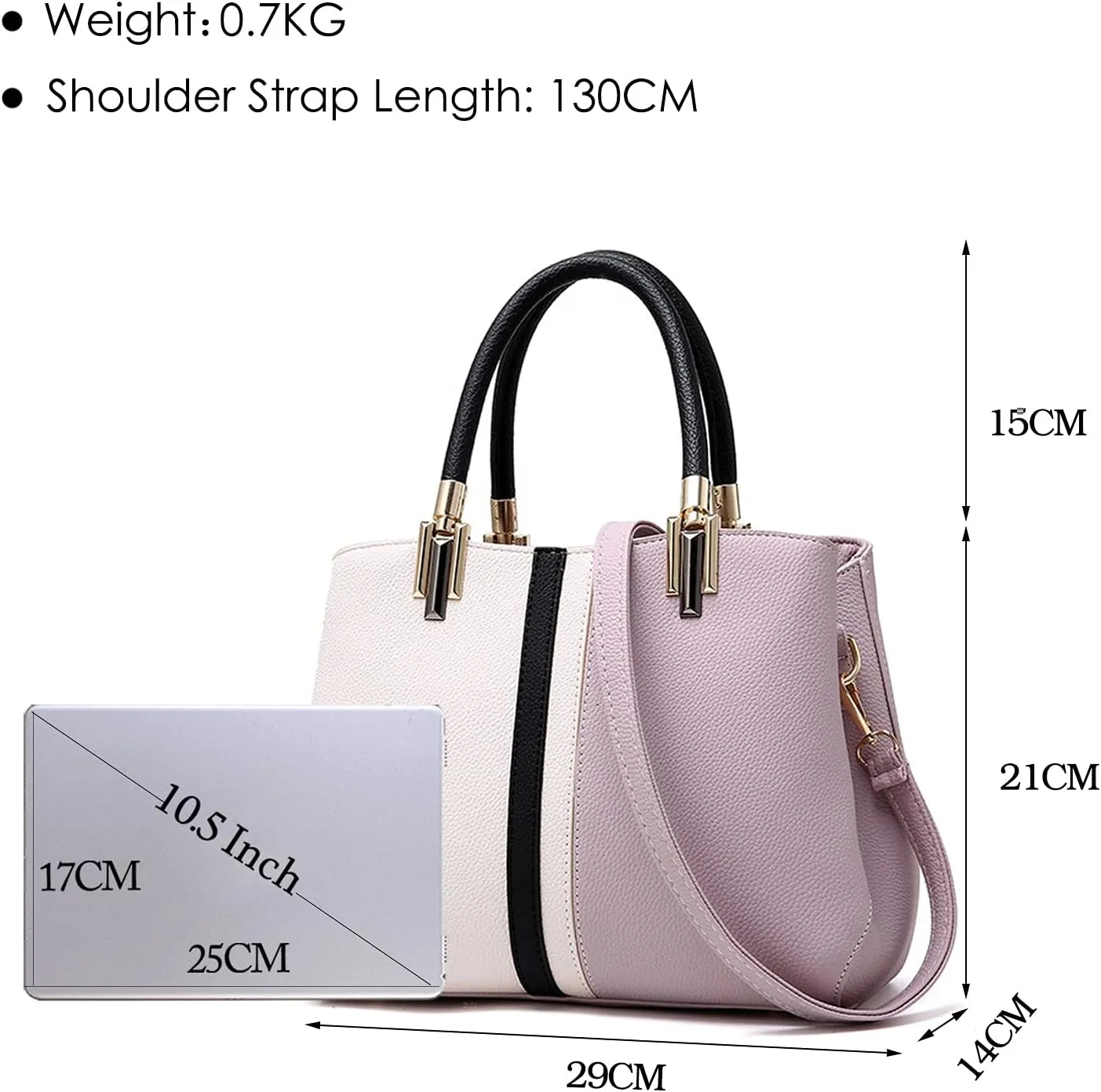 Elegant Women Handbags Shoulder Bags Waterproof PU Leather Tote Bag