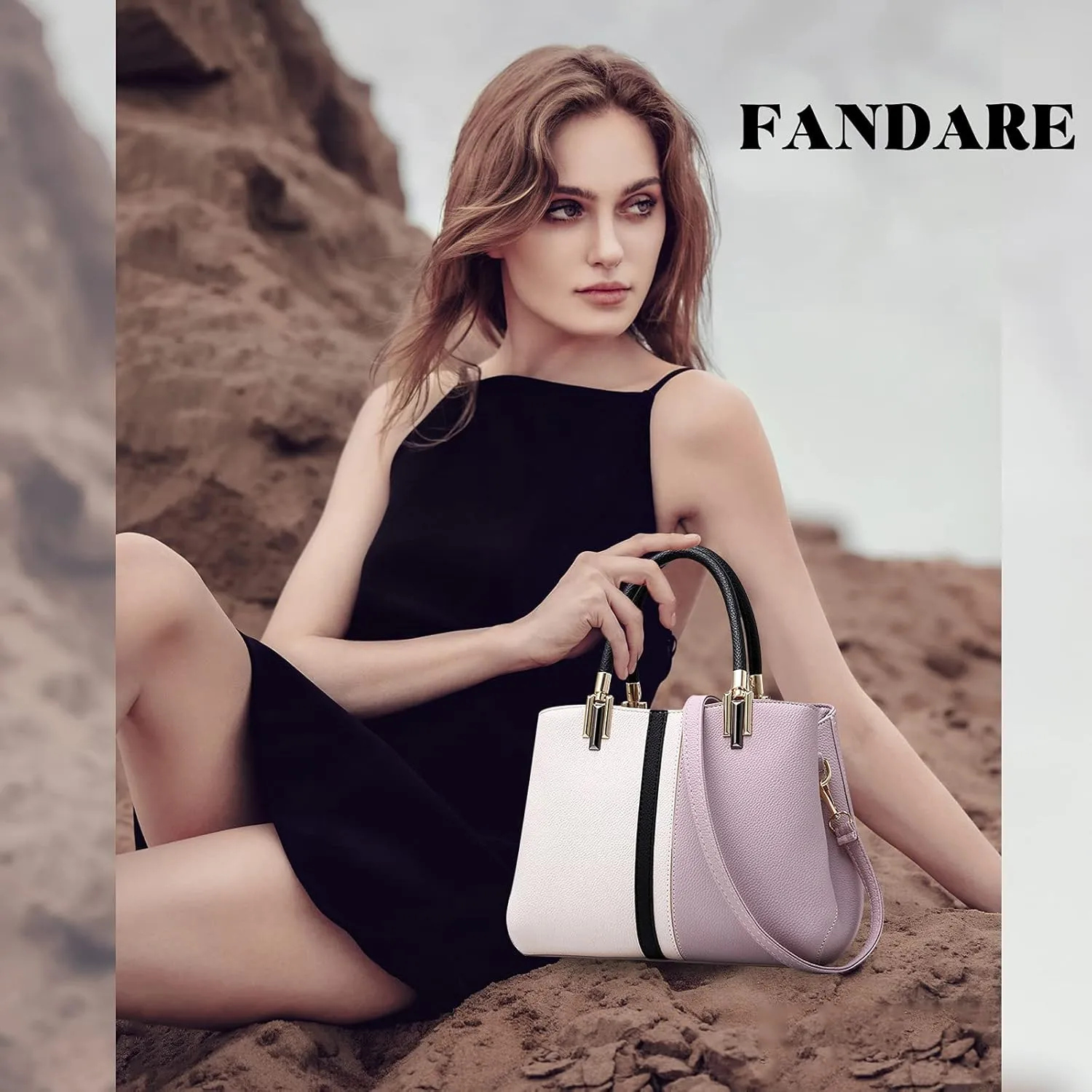 Elegant Women Handbags Shoulder Bags Waterproof PU Leather Tote Bag