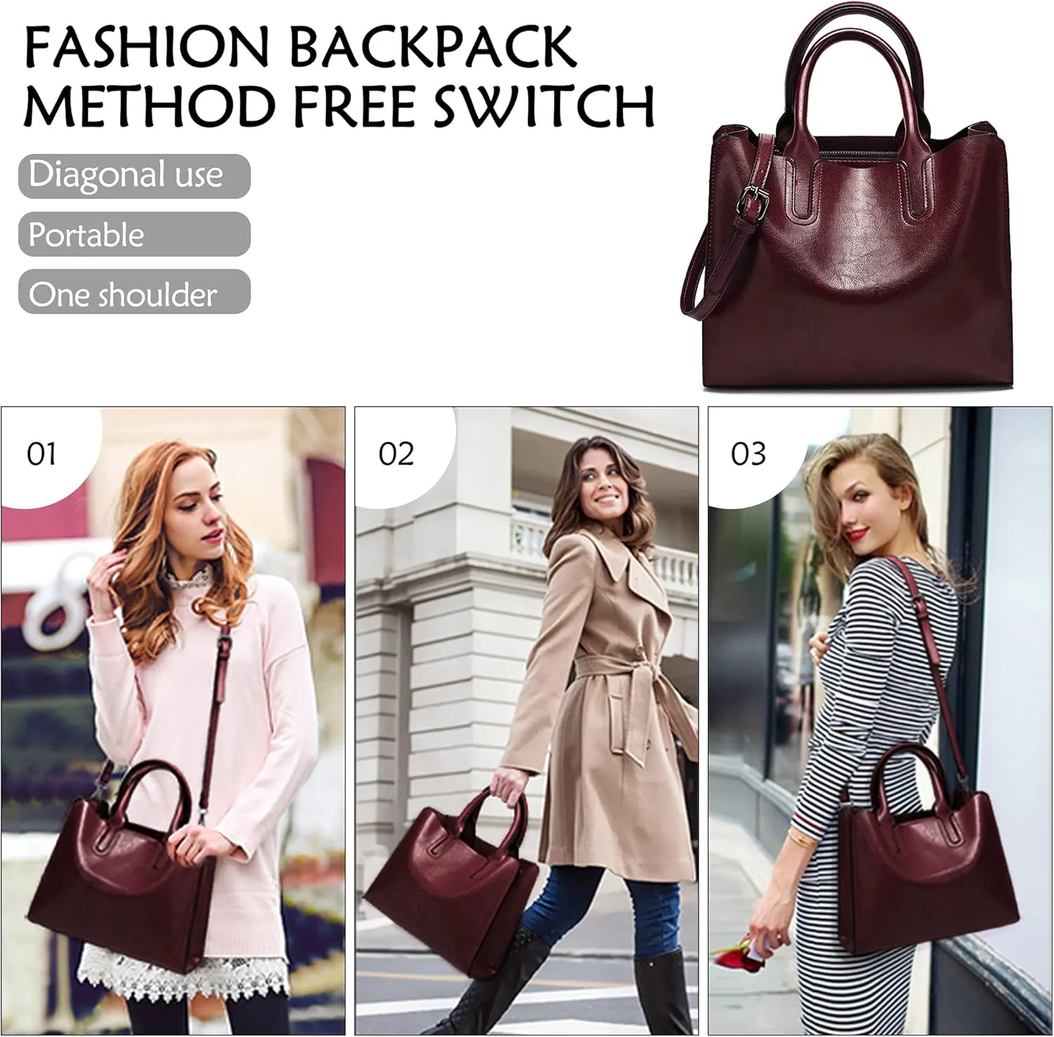 Elegant Women's Handbag Women Large Top Handle Handbag Ladies