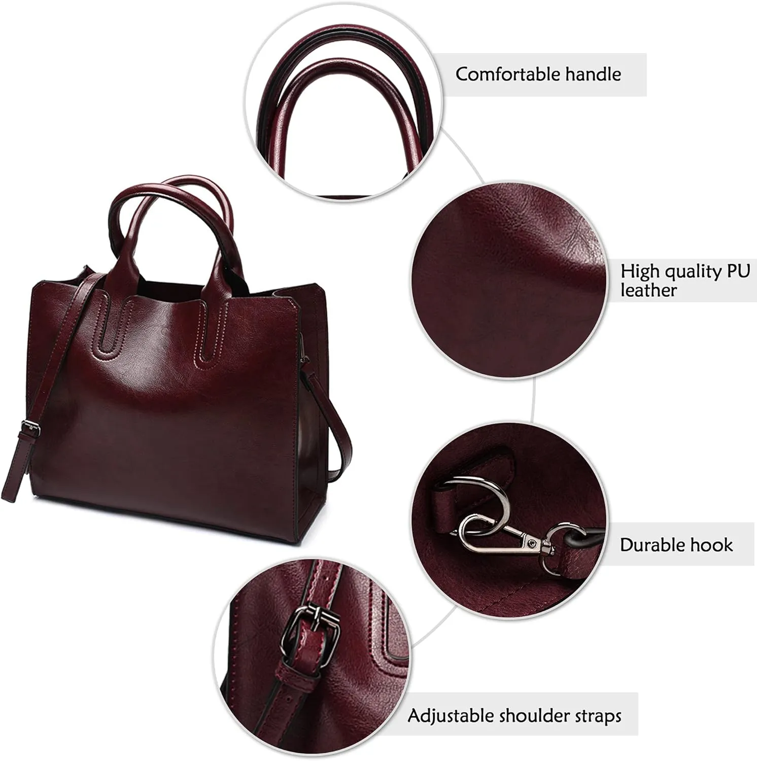 Elegant Women's Handbag Women Large Top Handle Handbag Ladies