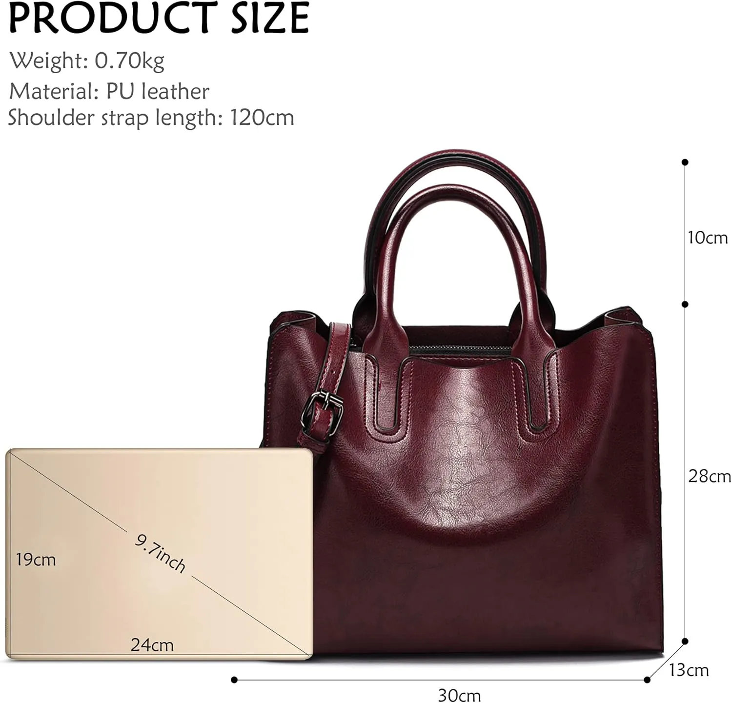 Elegant Women's Handbag Women Large Top Handle Handbag Ladies