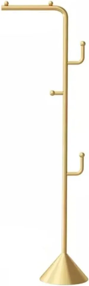 Entryway Coat Rack Homestay Indoor Modern Clothes Rack Light Luxury Clothes Rack Bedroom Floor-Standing Clothes Hanger Home Coat Rack Freestanding