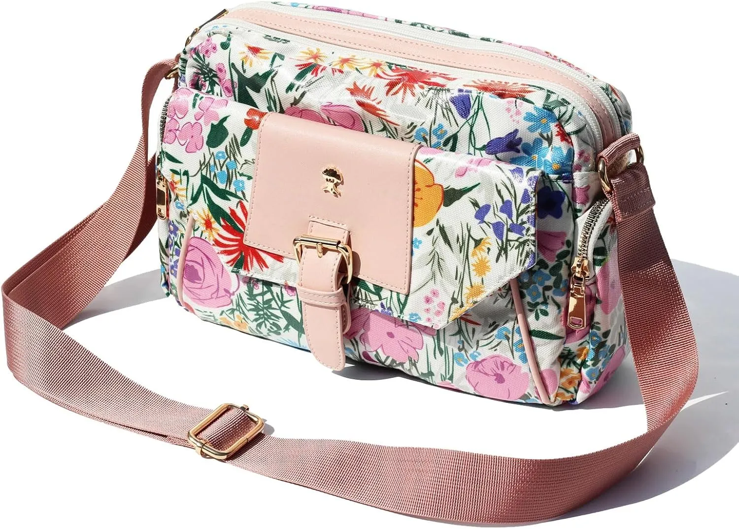 ESVAN Crossbody Bags for Women, Fashion Purses for Women Handbags Shoulder Bag with 2 Detachable Strap
