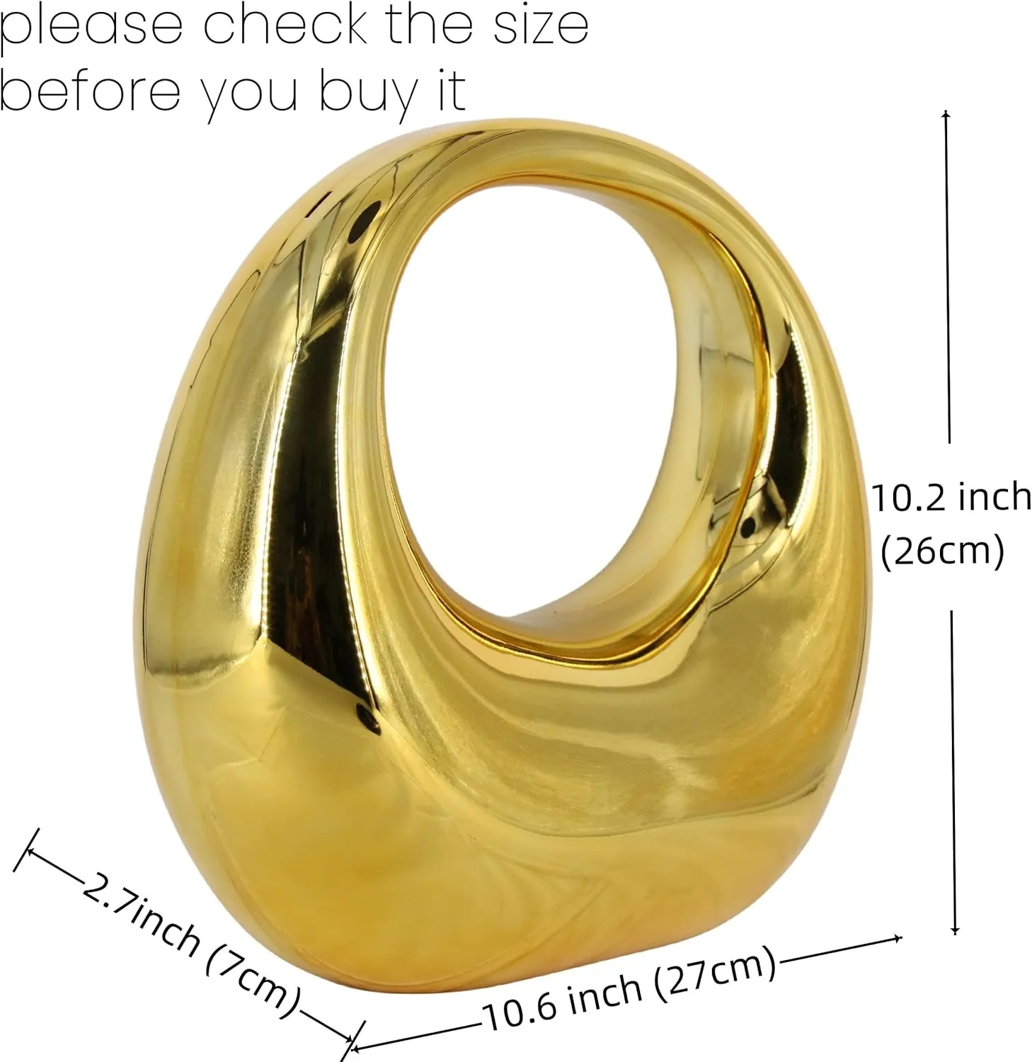 Evening Bags Formal Acrylic Moon Clutch Purses Elegant Party Bnquet Handbag for Women