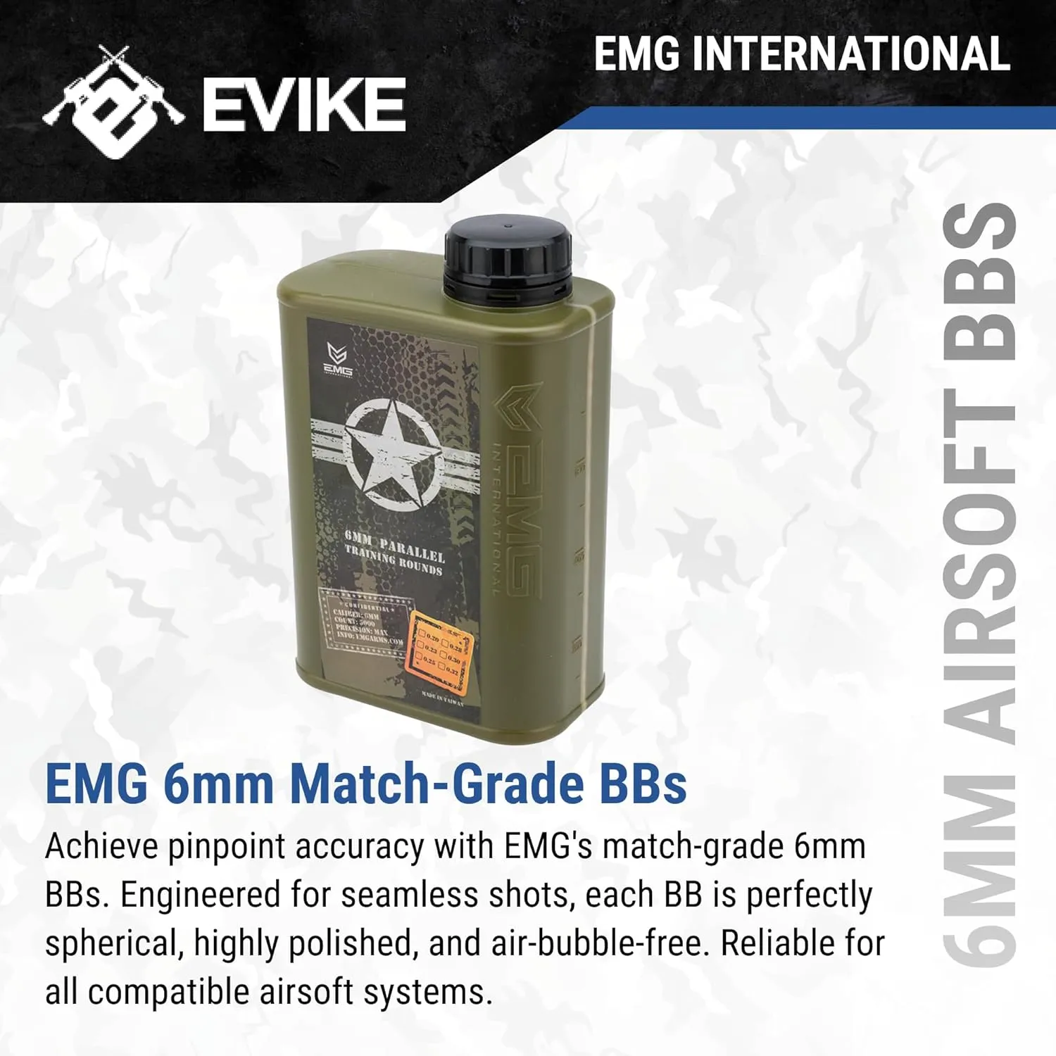 Evike Airsoft - EMG International Match Grade 6mm Airsoft BBS