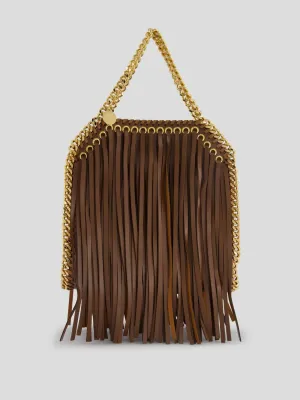 Falabella Fringed Tiny Tote Bag