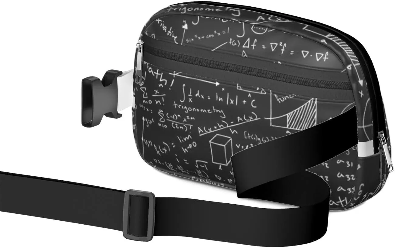 Fanny Pack for Women,Mini Waterproof Science theme Belt Bag,Fashionable Crossbody,Cute Everywhere Belt Bags Fanny Pack for Hiking,Travel.