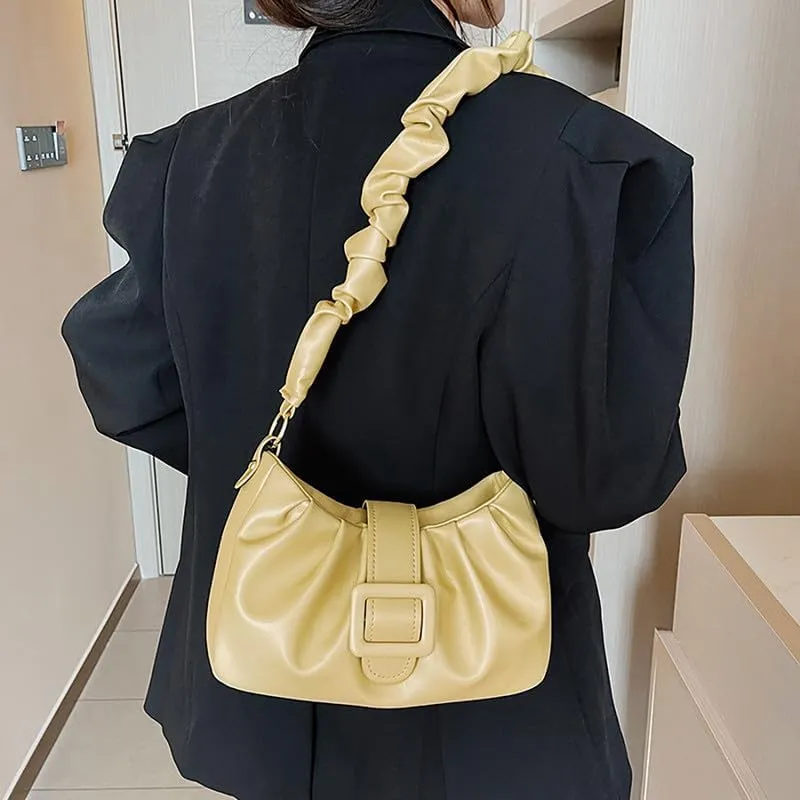 Fashion Cloud Bag,Women's Pleated Underarm Bag,2023 Autumn New Gift Shoulder Bags Personalized Handbag Purses