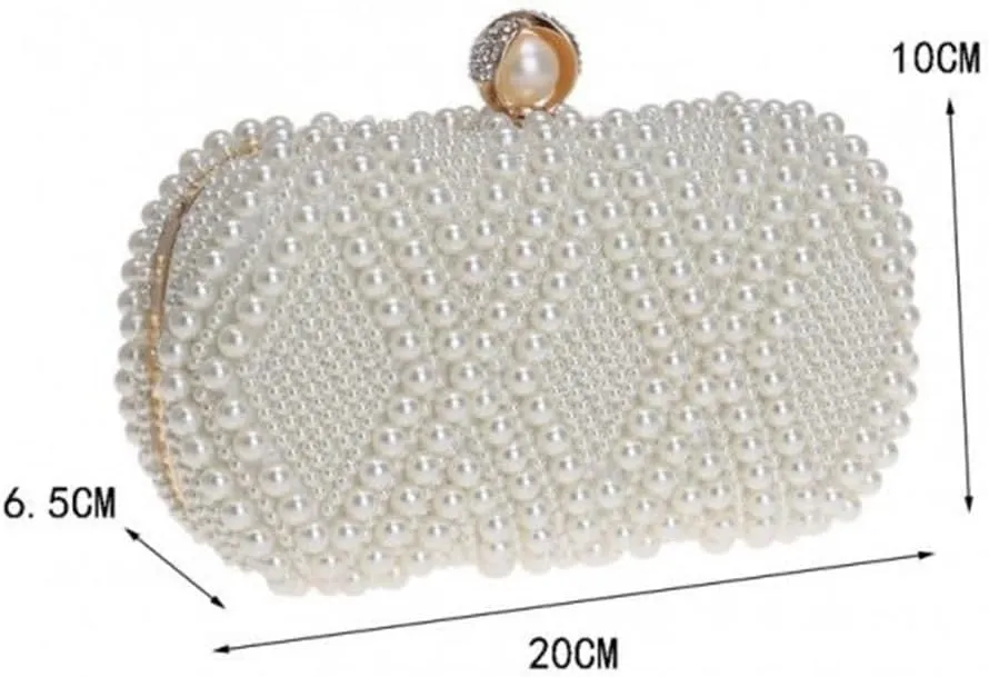 Female Pearl Bag, Underarm Bag, Evening Banquet Bag, Seding Celebrity Evening Dress Handbag