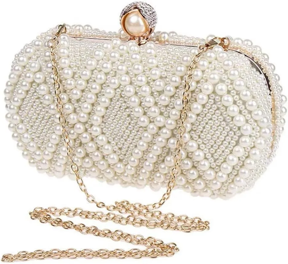 Female Pearl Bag, Underarm Bag, Evening Banquet Bag, Seding Celebrity Evening Dress Handbag