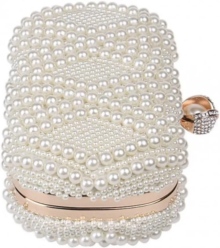 Female Pearl Bag, Underarm Bag, Evening Banquet Bag, Seding Celebrity Evening Dress Handbag