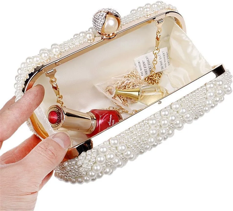 Female Pearl Bag, Underarm Bag, Evening Banquet Bag, Seding Celebrity Evening Dress Handbag