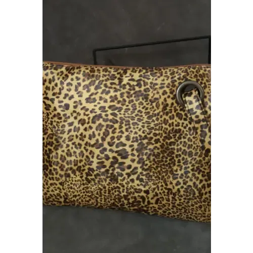 Fierce Leopard PU Leather Clutch Unleashes Wild Style