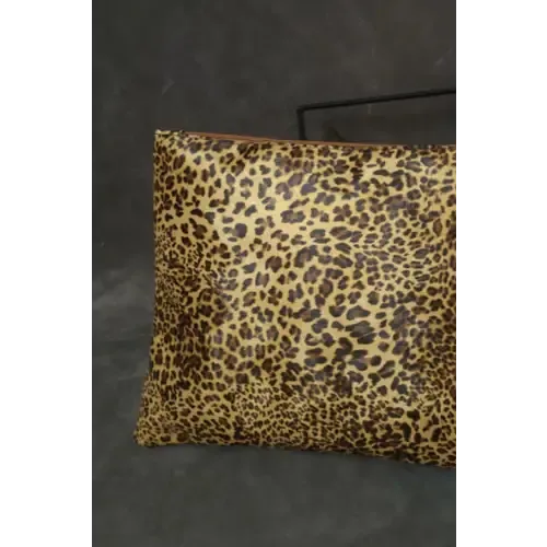 Fierce Leopard PU Leather Clutch Unleashes Wild Style