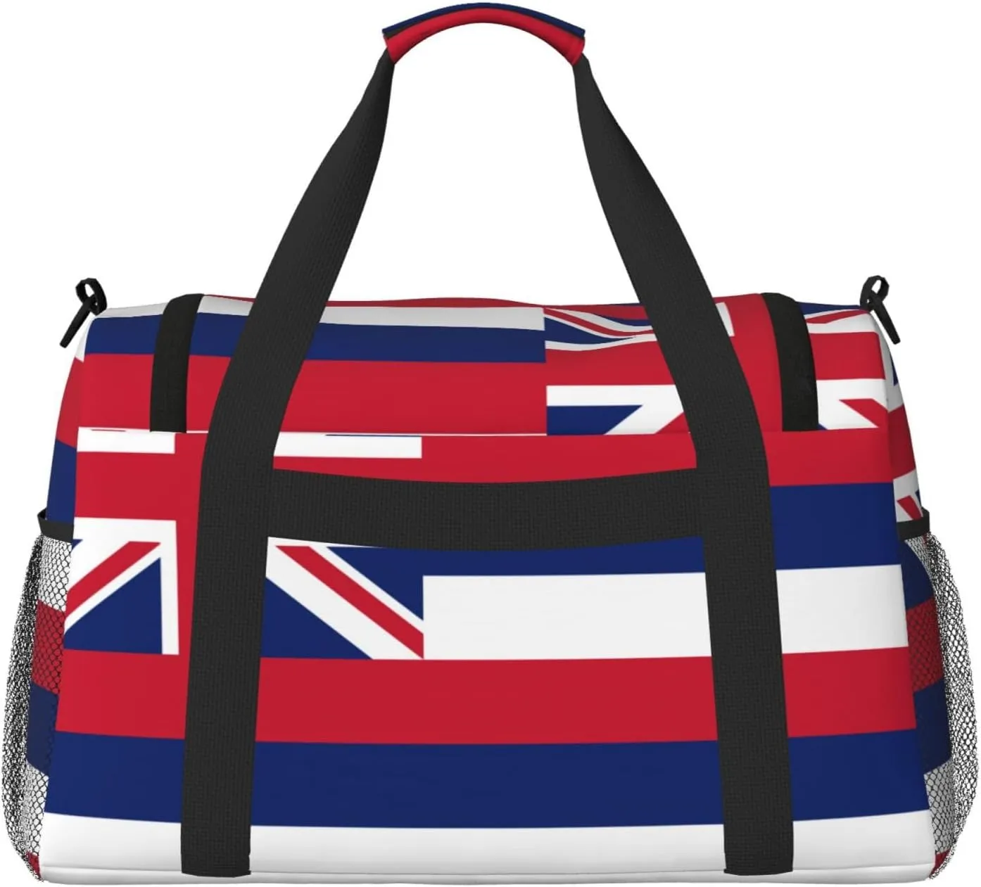 Flag Of Hawaii Travel Duffel Bag Large Foldable Waterproof Overnight Bag For Beach Swim Bags Pool Sports Gym