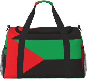 Flag Of Martinique Travel Duffel Bag Large Foldable Waterproof Overnight Bag For Beach Swim Bags Pool Sports Gym