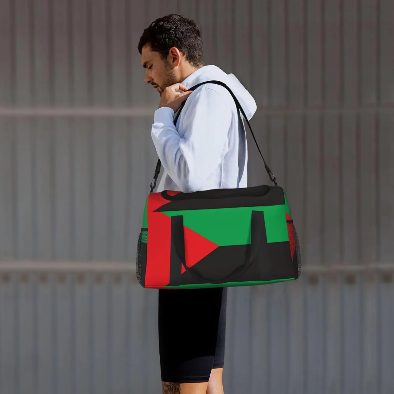 Flag Of Martinique Travel Duffel Bag Large Foldable Waterproof Overnight Bag For Beach Swim Bags Pool Sports Gym
