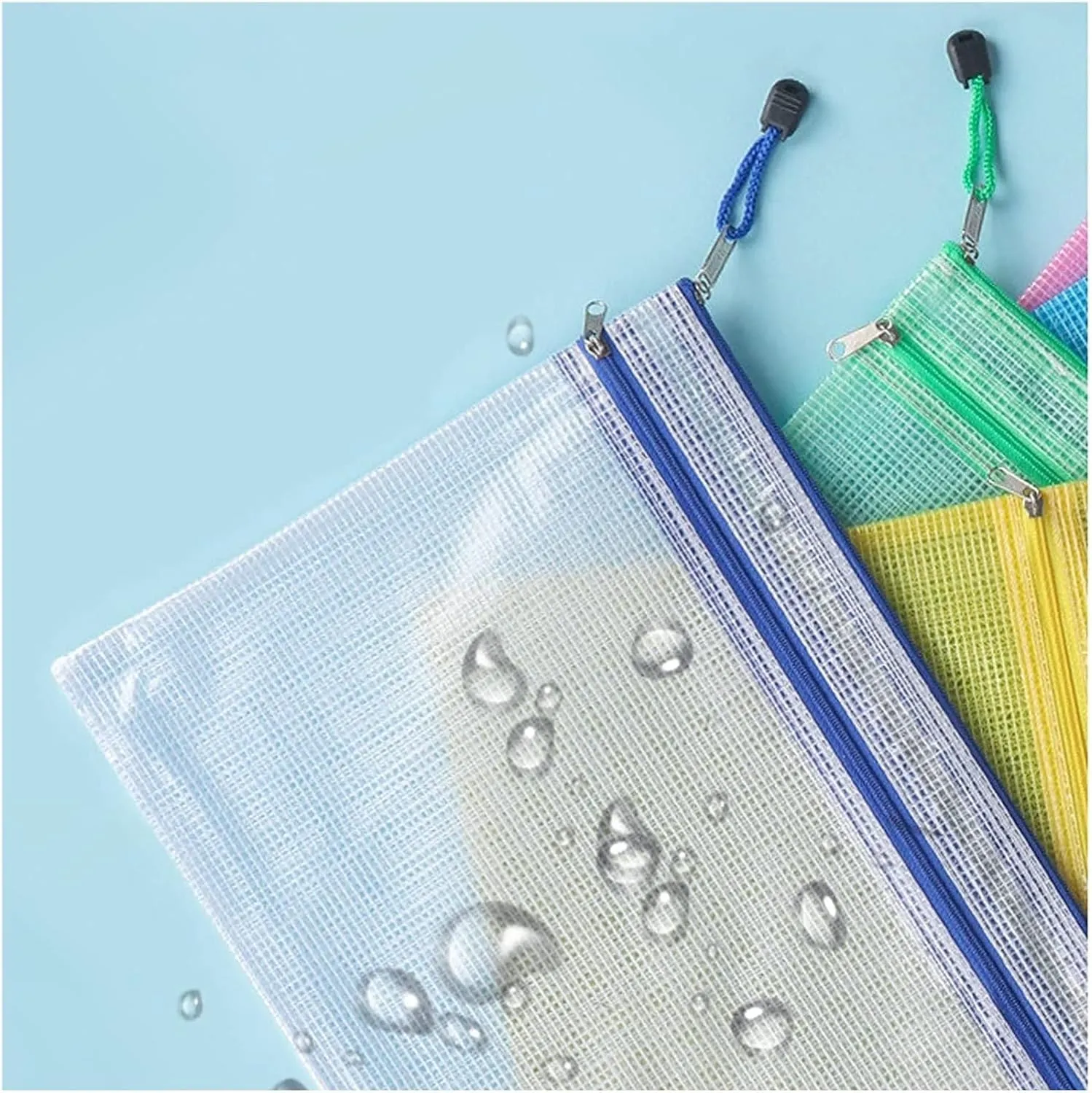 folders for documents,Plastic Wallets Folders,Lever Arch File Binder,Report covers A4 A5 B5 D File Bag Mesh Bag Zipper Bag PVC Transparent File Bag Student Information Bag for Teacher Civil Servant Of