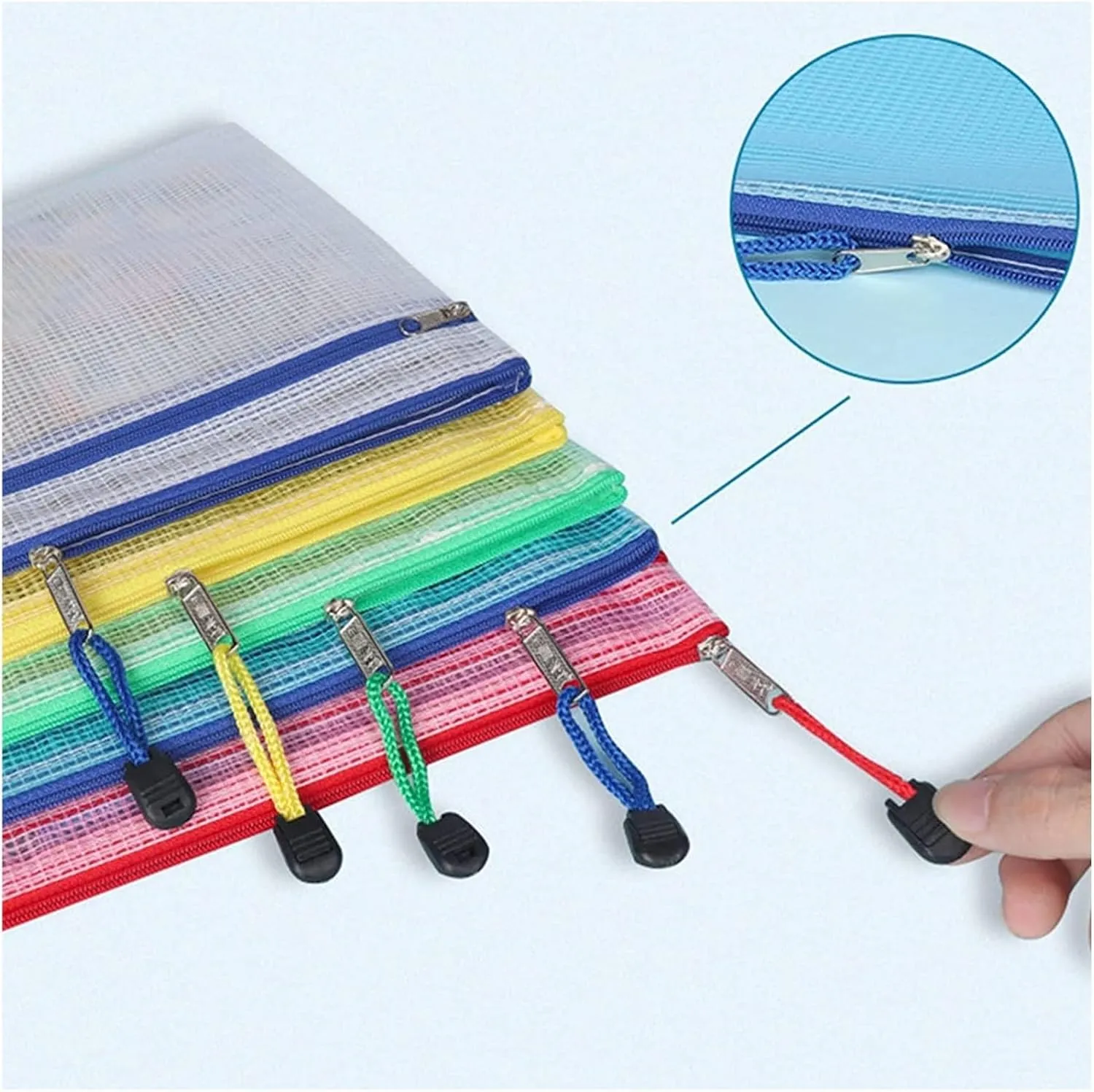 folders for documents,Plastic Wallets Folders,Lever Arch File Binder,Report covers A4 A5 B5 D File Bag Mesh Bag Zipper Bag PVC Transparent File Bag Student Information Bag for Teacher Civil Servant Of