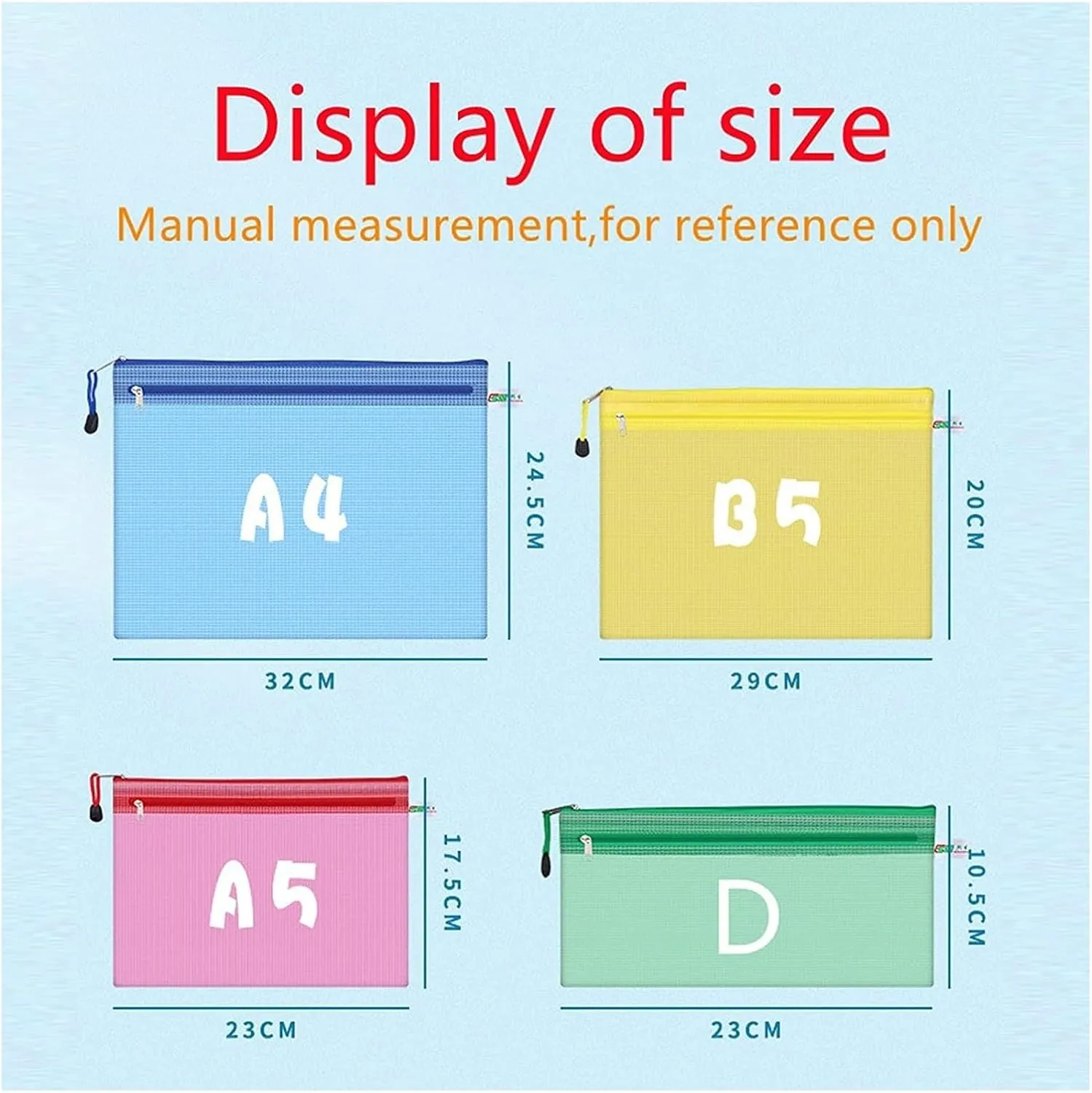 folders for documents,Plastic Wallets Folders,Lever Arch File Binder,Report covers A4 A5 B5 D File Bag Mesh Bag Zipper Bag PVC Transparent File Bag Student Information Bag for Teacher Civil Servant Of