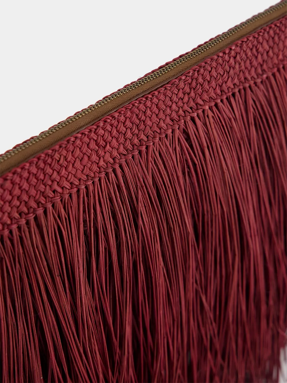 Fringed Leather Pouch