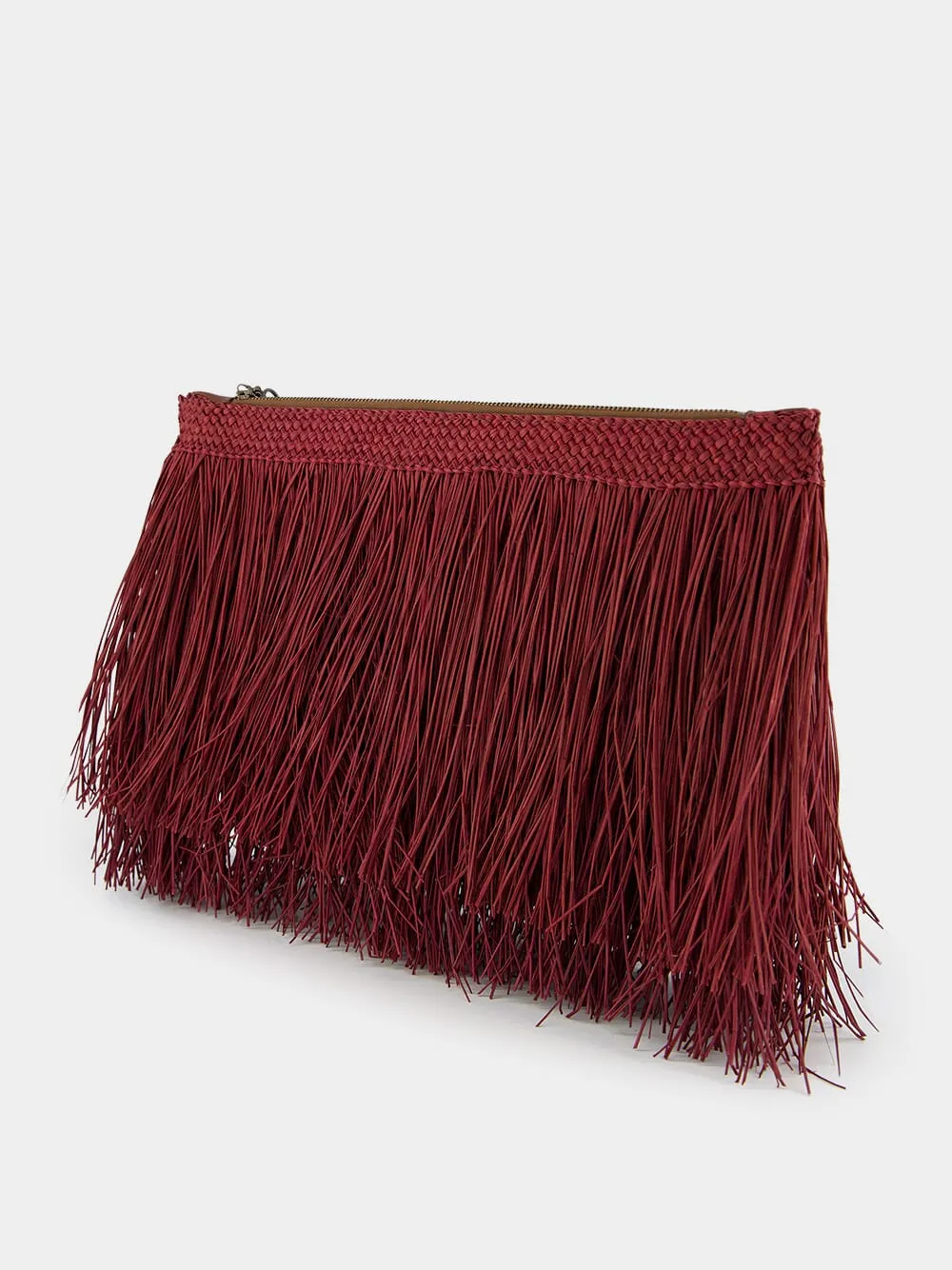 Fringed Leather Pouch
