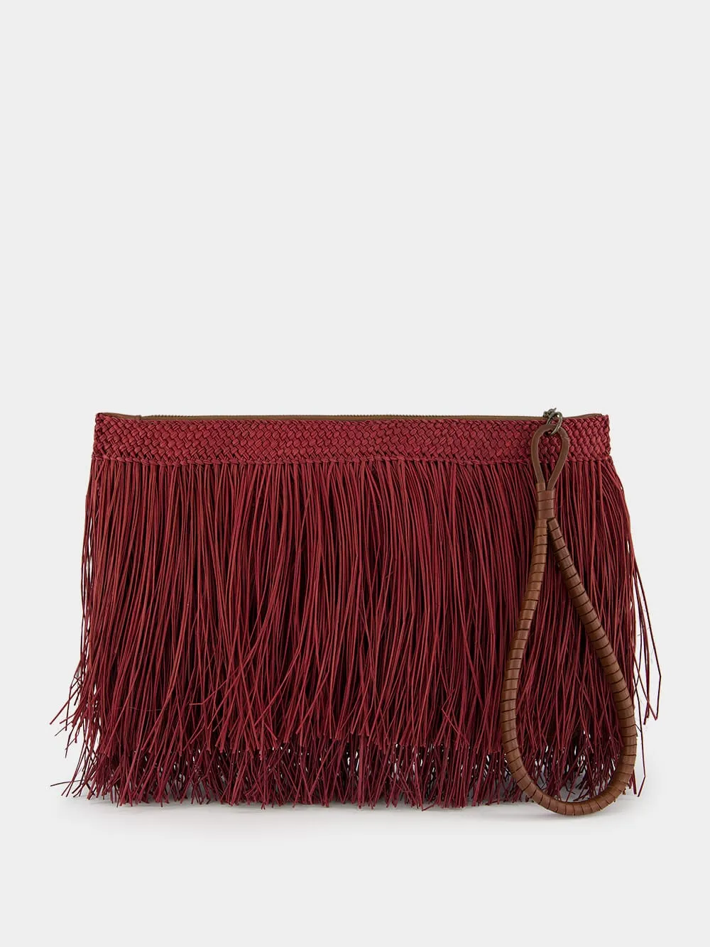 Fringed Leather Pouch