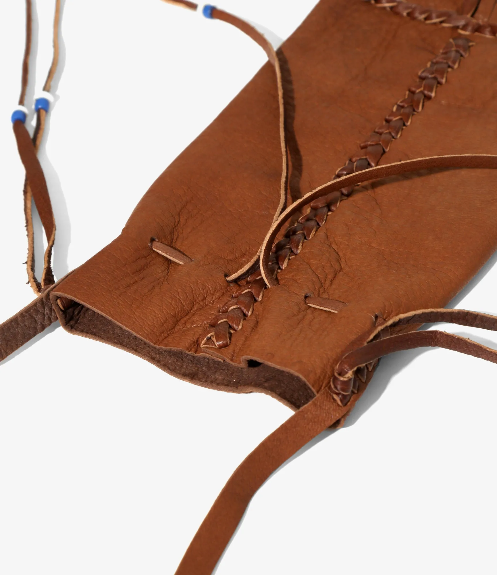 Fringed Neck Pouch - Deerskin
