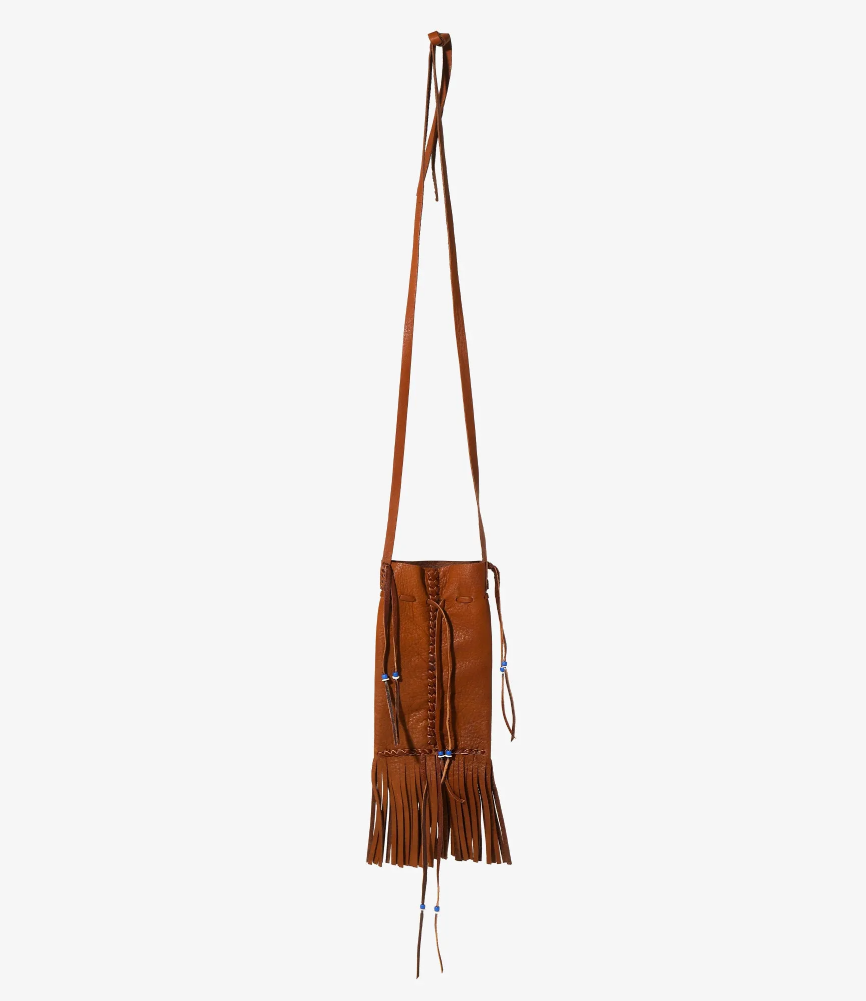 Fringed Neck Pouch - Deerskin