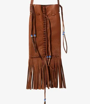 Fringed Neck Pouch - Deerskin