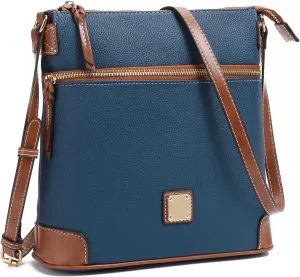 GAEKEAO Crossbody Bags for Women Multi Zipper Pockets Shoulder Handbags Lightweight Medium Travel Purse